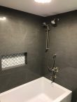 Clyde Hill Bathroom Remodeling Permits: Permit Planning for heated floors, wall removals and quiet lanes Modern Bathroom After Renovations for Clyde Hill Bathroom Remodeling, focused on surface maintenance