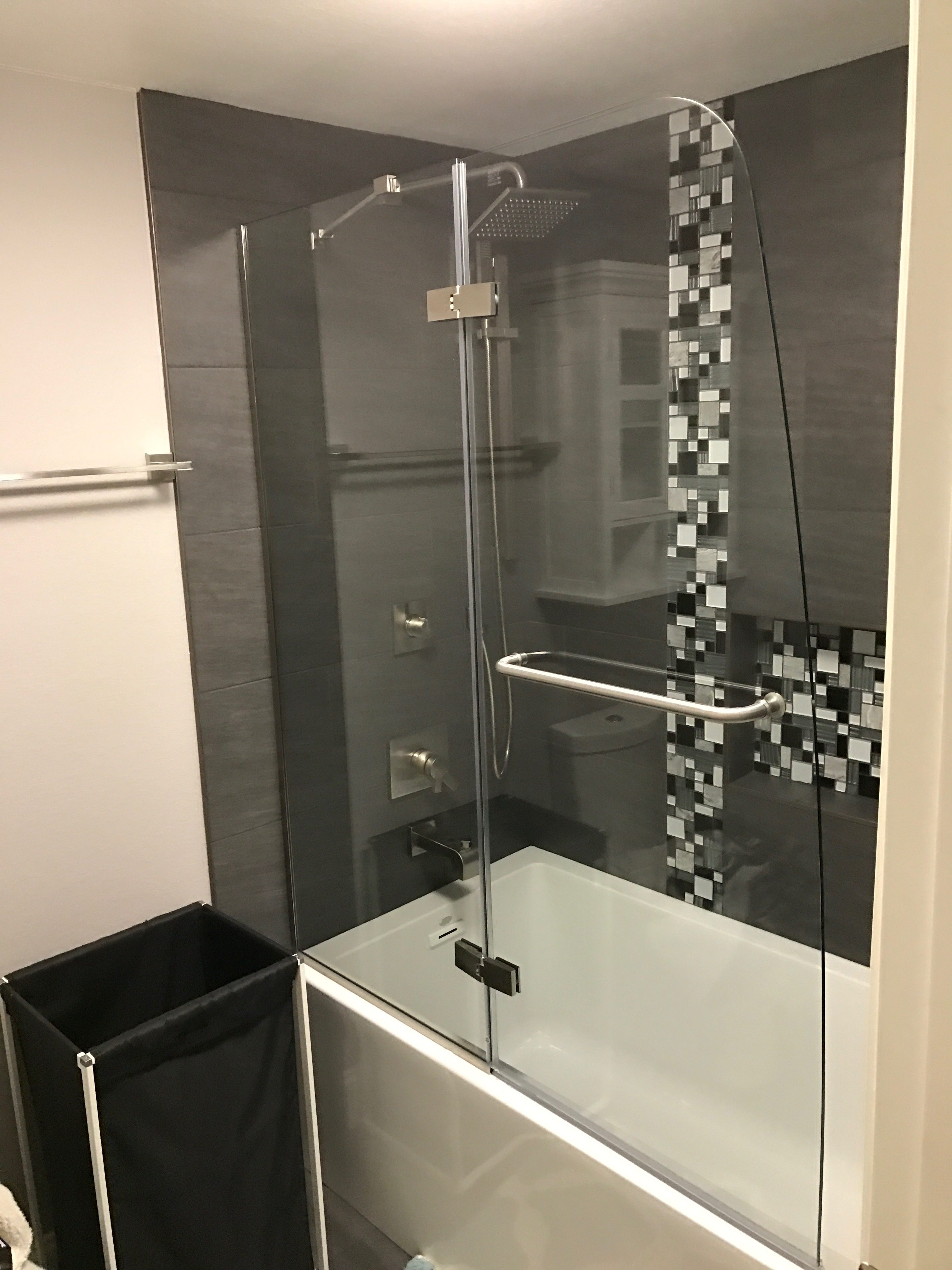 Bathroom After Renovations Near Medina for Bellevue Bathroom Remodeling, focused on tile transitions