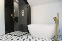 Bathroom Remodeling Cost Mercer Island: Cost Planning for wall blocking, large deliveries and North End homes Bathroom Bellevue for Bellevue Bathroom Remodeling, focused on glass enclosure fit