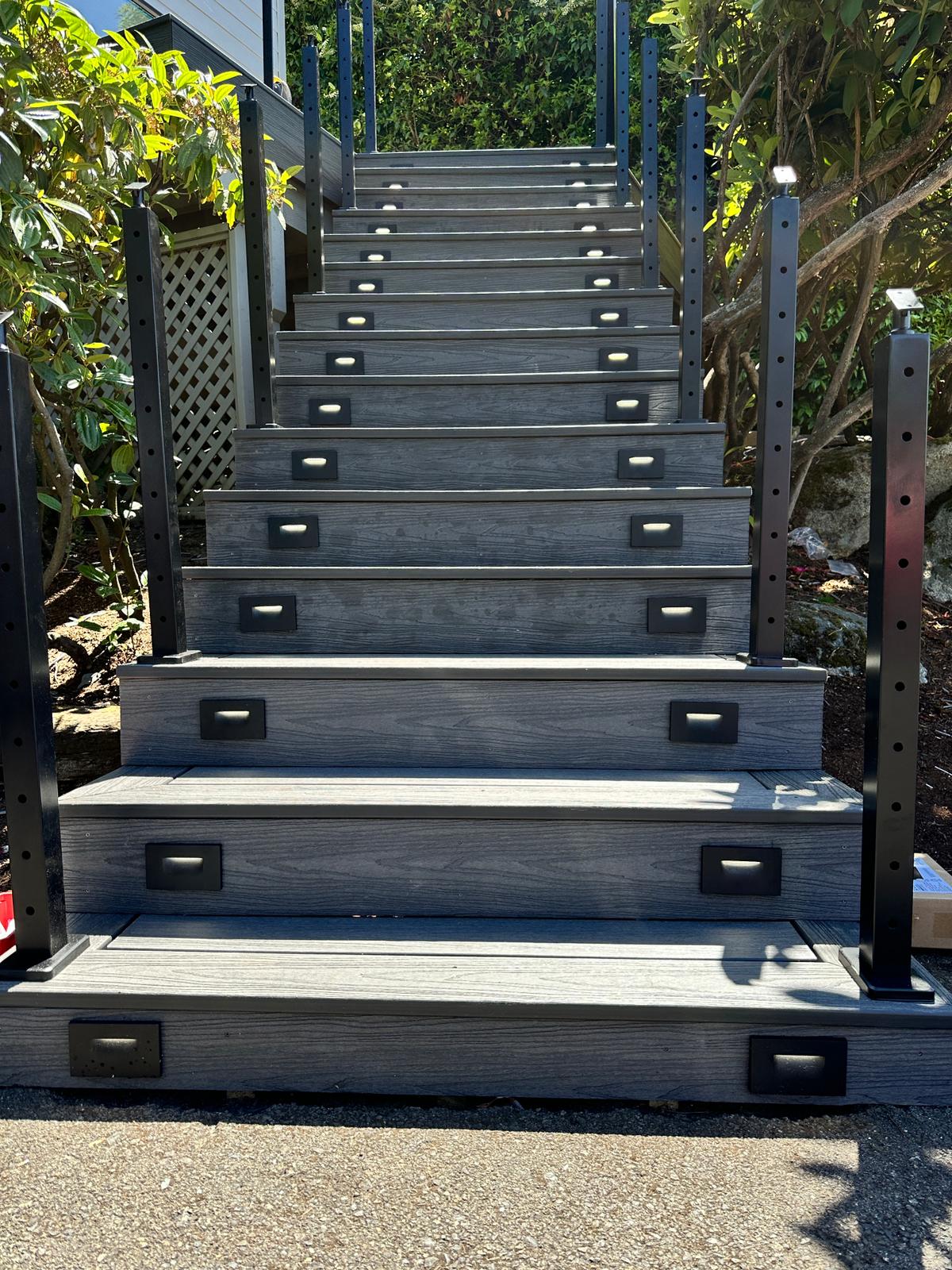 Exterior Stairs for Issaquah General Contracting, focused on finish review