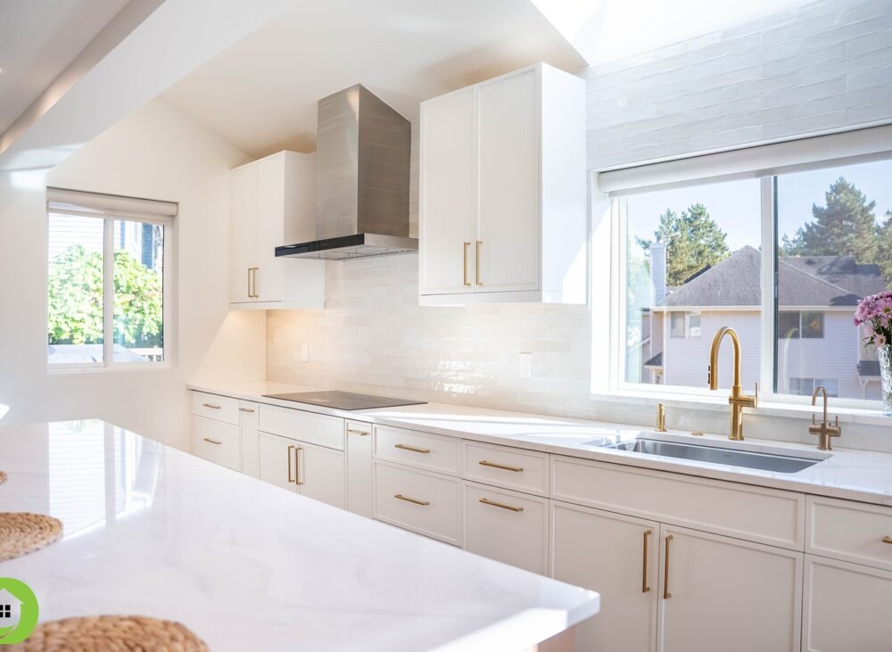 Issaquah Kitchen Remodeling Permits: Permit Planning for appliance clearances, wet-area protection and hillside deliveries Kitchen Proj Bellevue 2 for Bellevue Kitchen Remodeling, focused on surface durability