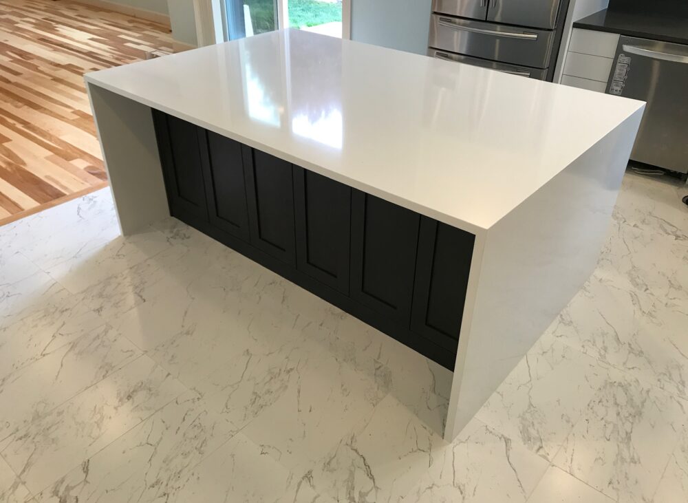 Bellevue General Contractor Services Ideas: Comparing Choices Around inspection prep, wall removals and dry-in fixture decisions Kitchen Island Project for Bellevue Kitchen Remodeling, focused on storage planning