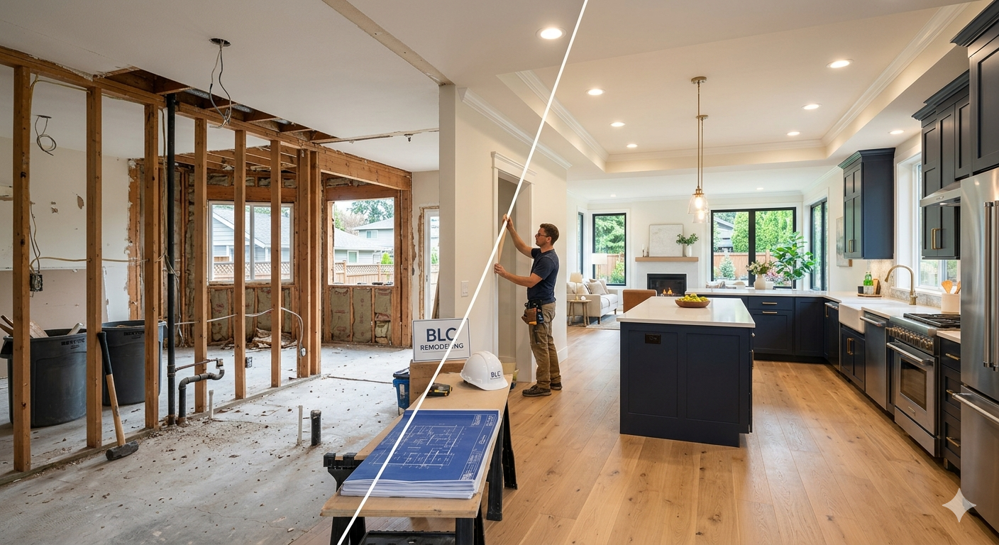 Learn the correct order to renovate a house step by step. From planning and demolition to final inspections, this Bellevue WA guide keeps your remodel on budget.
