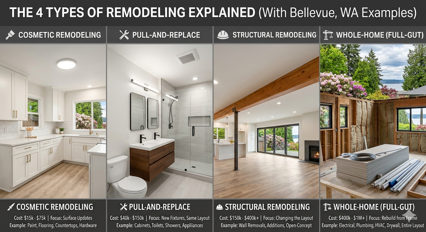 The 4 Types of Remodeling Explained (With Examples)